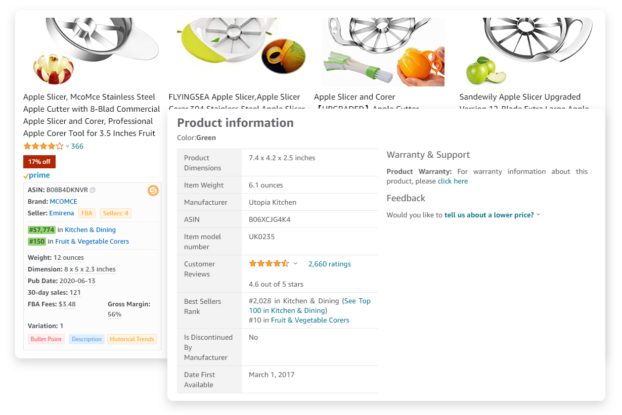 SellerSprite Product Quick View Image 3