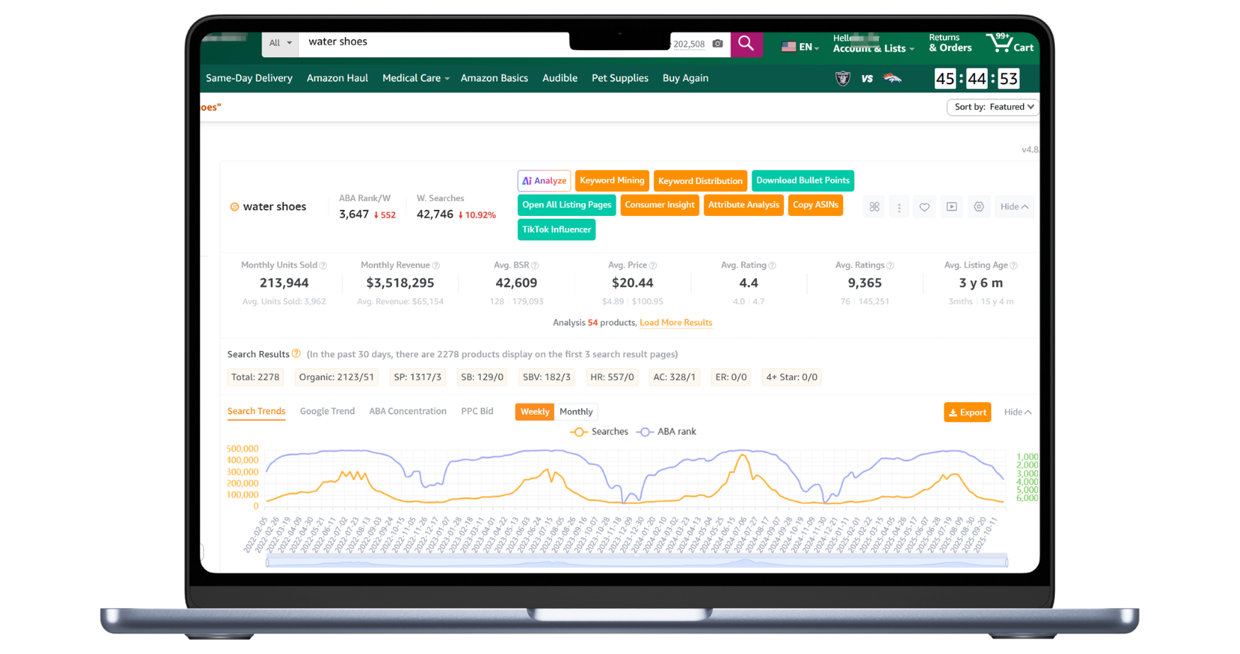 SellerSprite Browser Extention