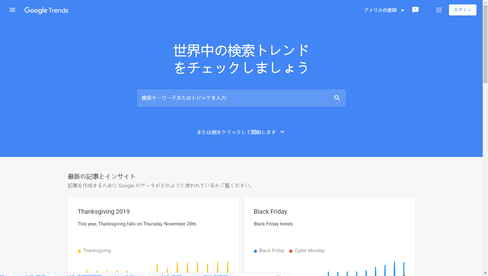 Googleトレンド概要
