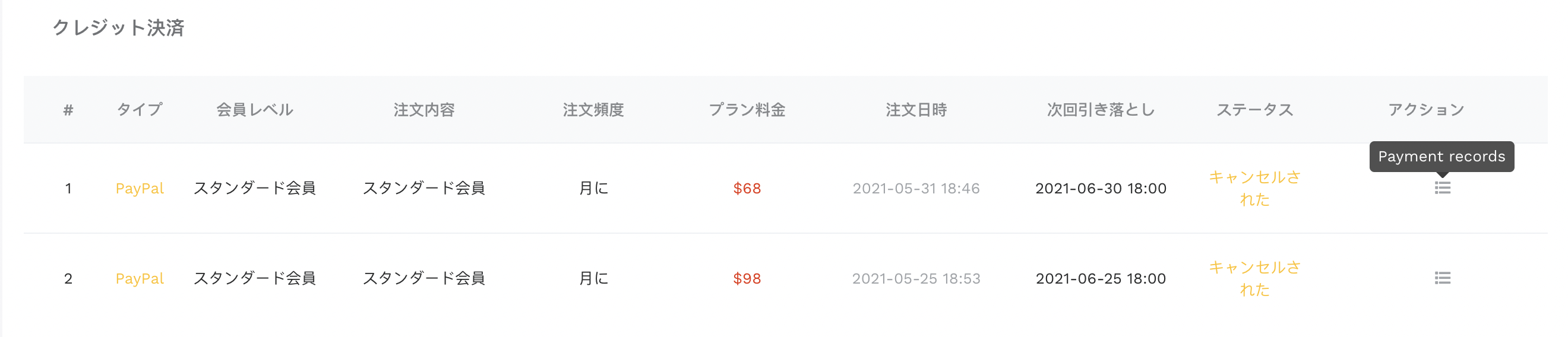 解約手順2