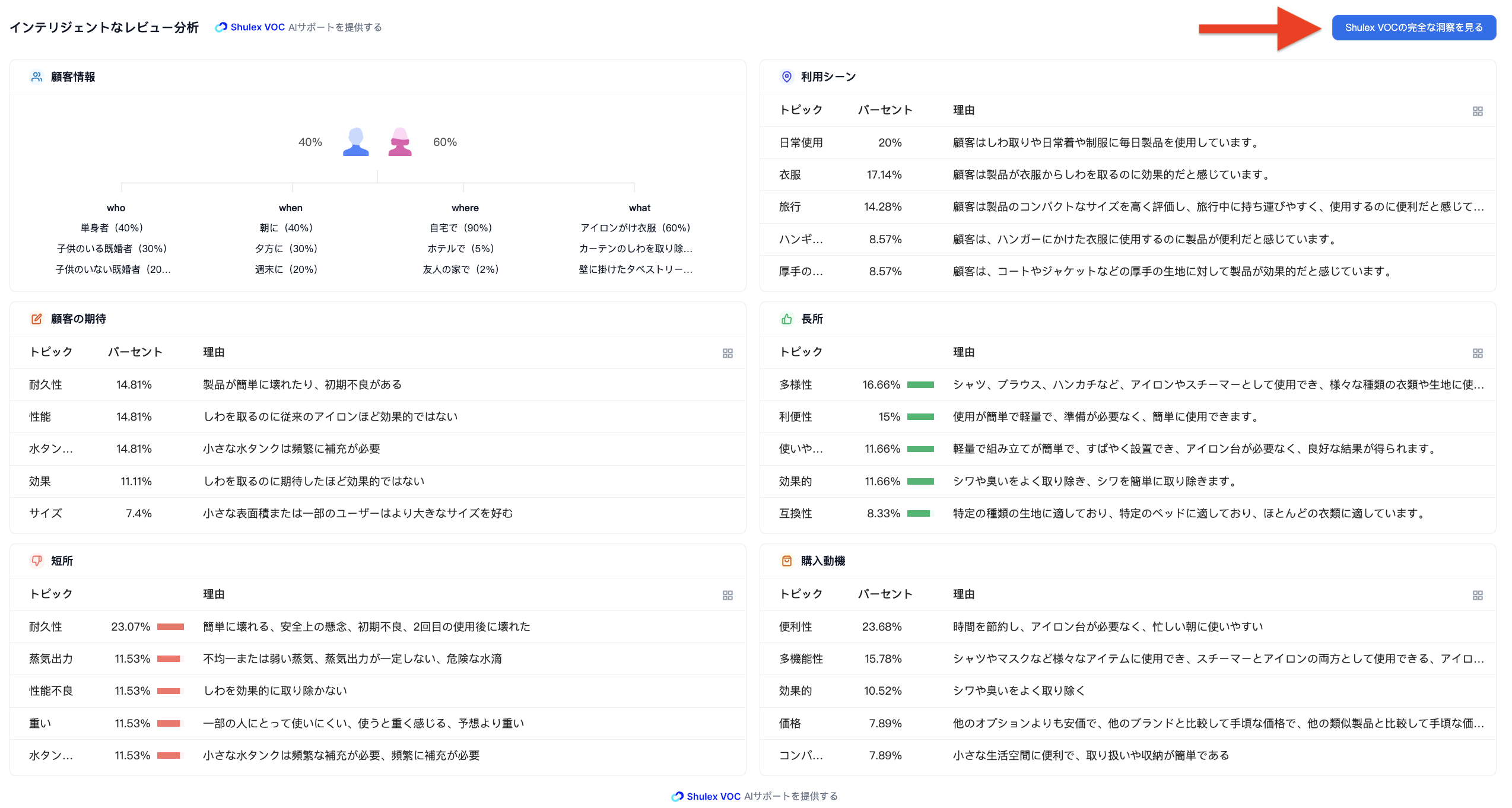 分析レポート