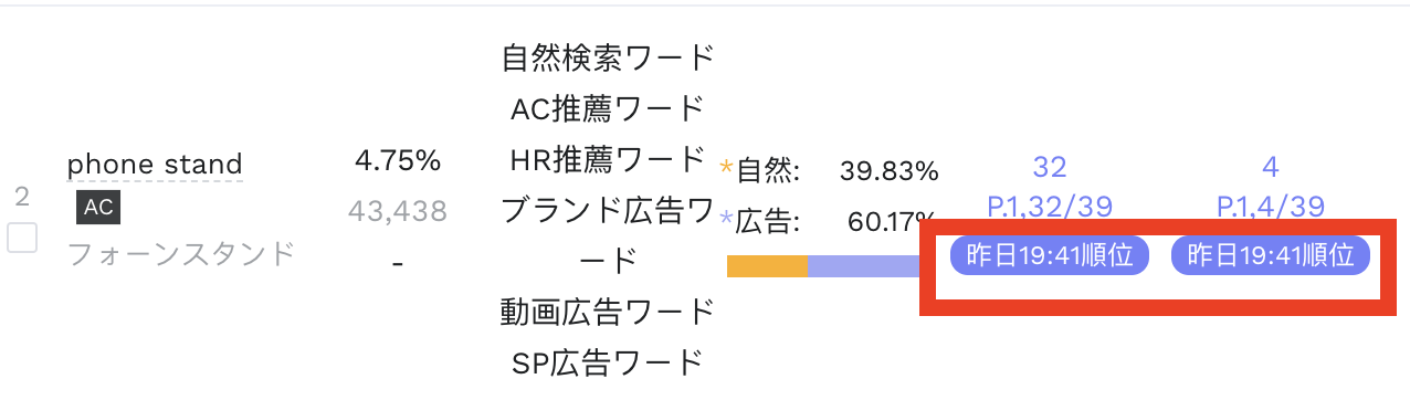 更新時間表示