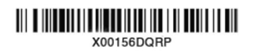 An Amazon Barcode