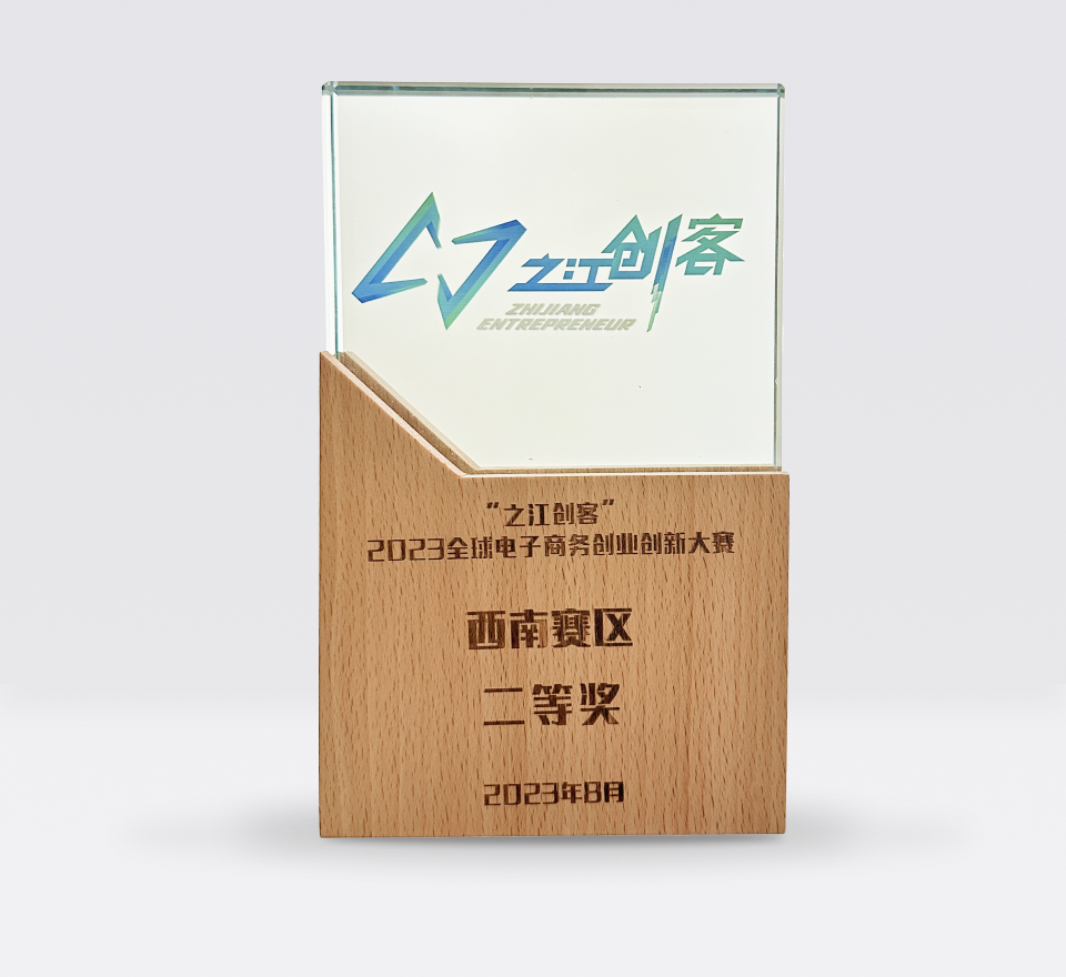 <p>2023全球电子商务创业创新西南二等奖</p>