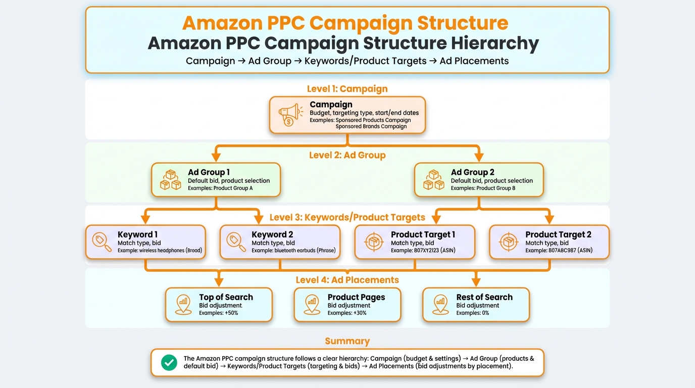 Amazon search results showing Sponsored Products and Sponsored Brands placements labeled sponsored.