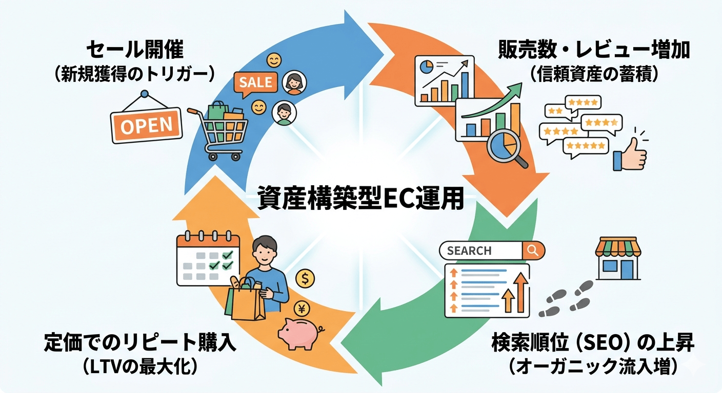 セールは資産構築に繋がる