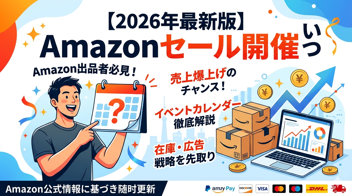 【2026年最新】Amazonセールはいつ？年間スケジュール完全攻略ガイド｜楽天比較＆勝ち抜くEC戦略