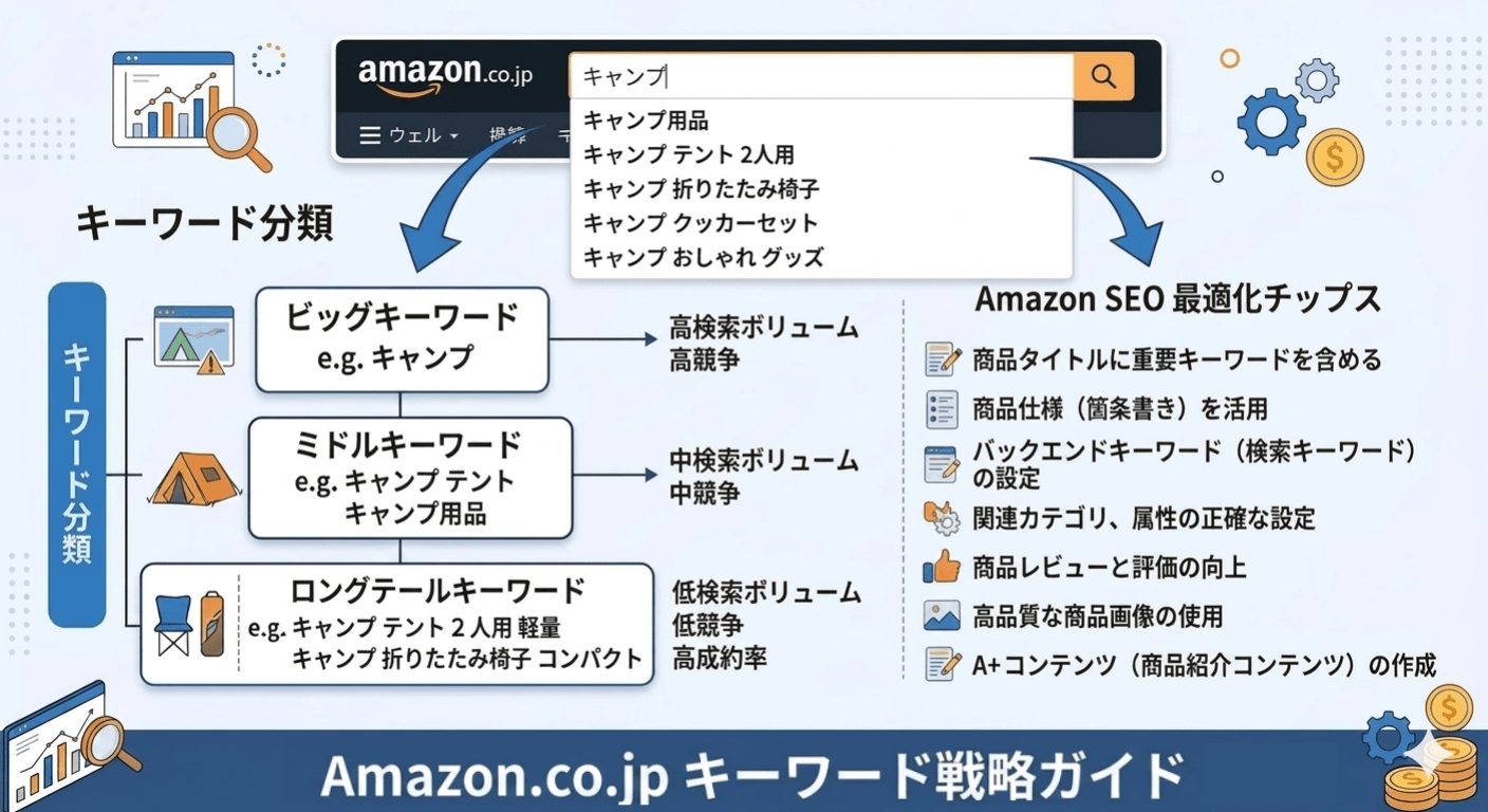 Amazonキーワードリサーチの基本プロセス