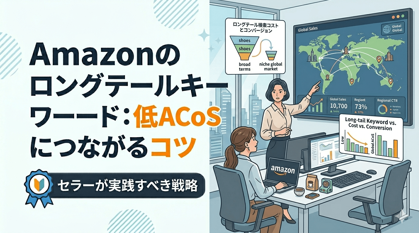 Amazonロングテールキーワードとは？低ACoSにつながるコツと選び方