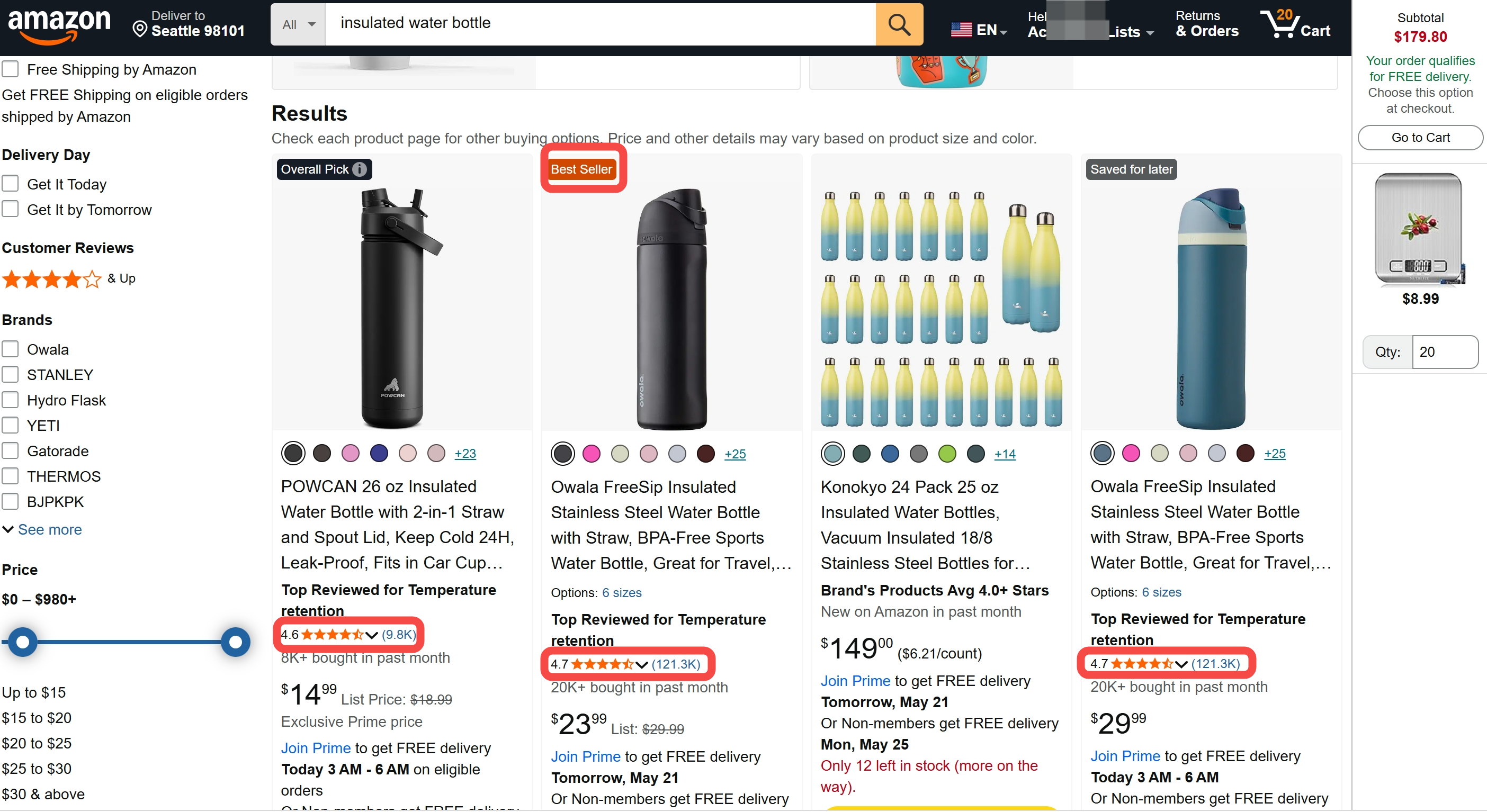 Identifying high-performing competitor products on Amazon for reverse ASIN analysis