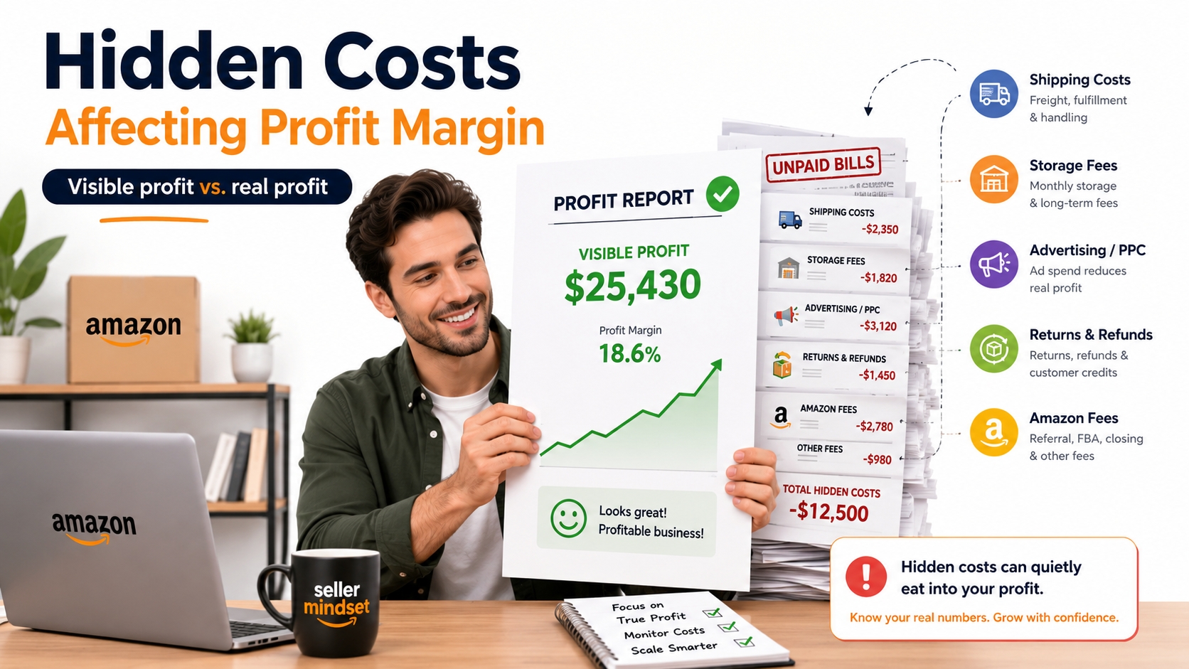 Hidden costs affecting profit margin