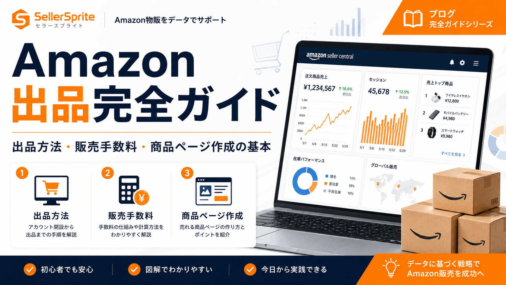 Amazon出品完全ガイド｜出品方法・販売手数料・商品ページ作成の基本