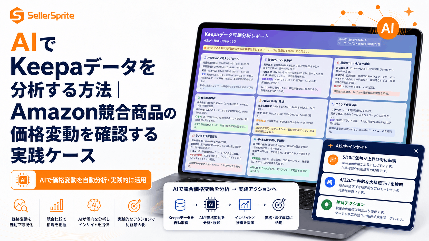 AI Keepa分析でAmazon競合商品の価格変動を確認する方法