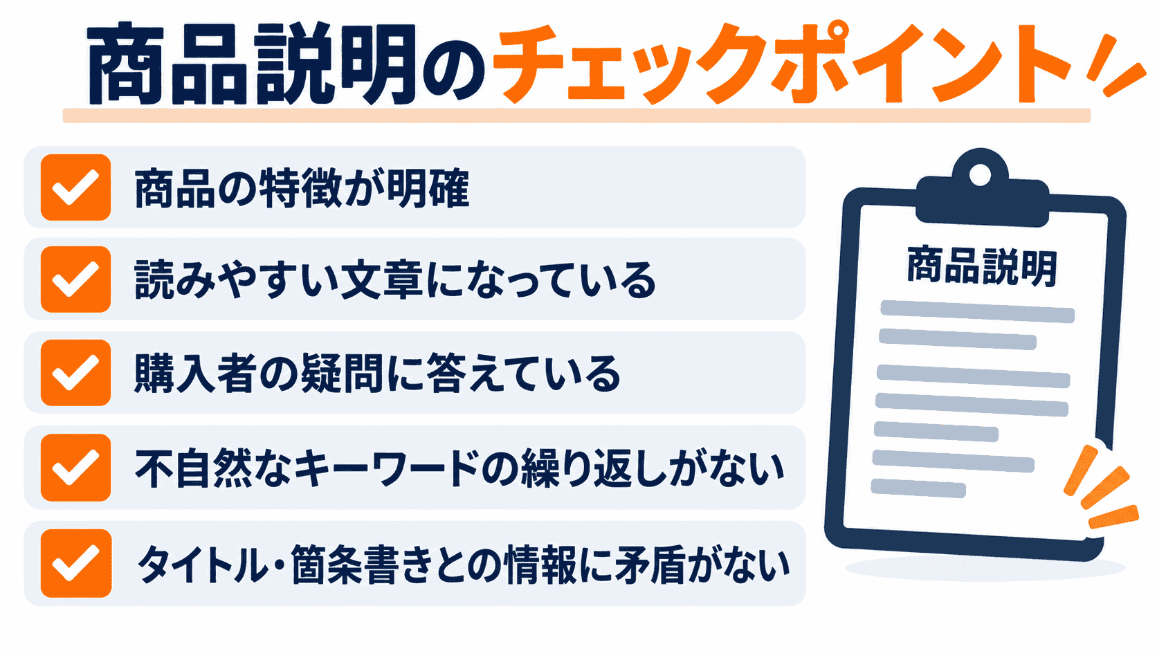 Amazon商品説明の改善チェックリスト