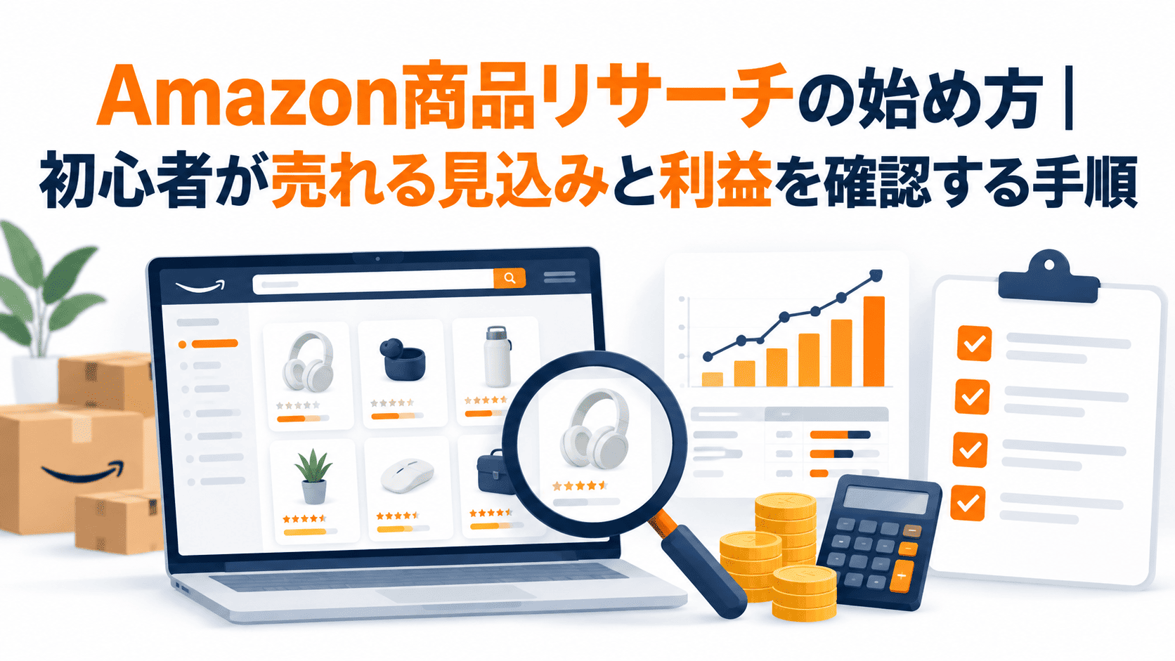 Amazon商品リサーチの始め方｜初心者が売れる見込みと利益を確認する